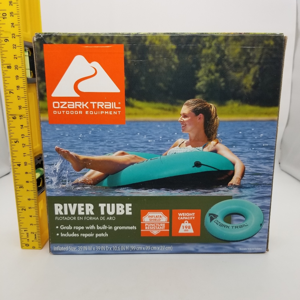 Ozark Trail Teal River Tube Float Adult NEW Blue Fun Summer Pool Tube